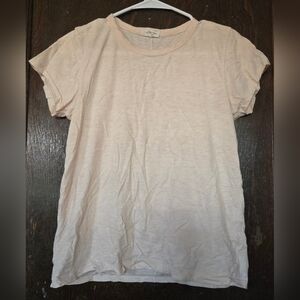 Burnout Light Pink T Shirt Size S